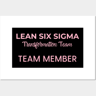 Lean Transformation Team TEAM MEMBER Posters and Art